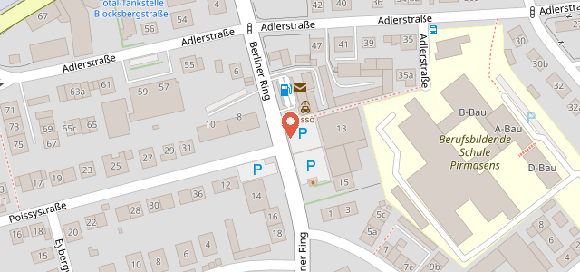 Karte: Berliner Ring 13, Pirmasens